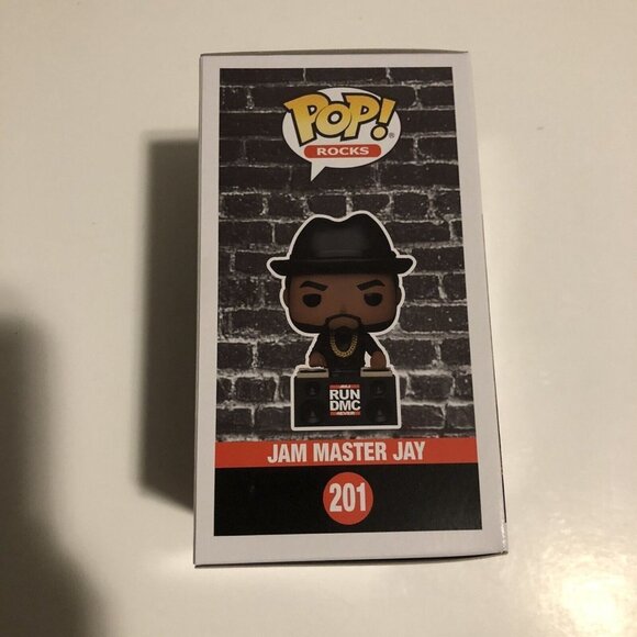 Jam Master Jay Funko Pop Rocks Run DMC JMJ 4Ever 201 - Picture 2 of 3